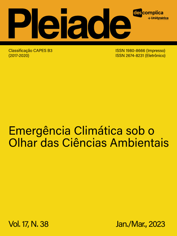 					Visualizar v. 17 n. 38 (2023): Emergência Climática sob o Olhar das Ciências Ambientais
				